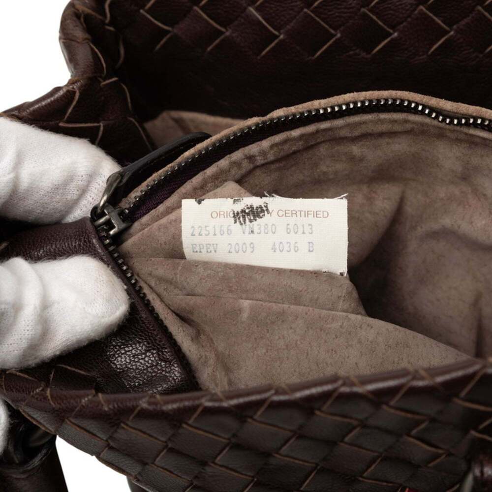 BOTTEGA VENETA Brown Leather Intrecciato Tote Bag - Picture 6 of 6
